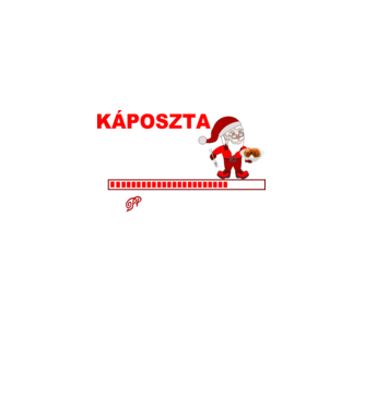 Káposzta és Manó minta zöld pólón