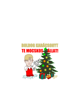 Kevin Köszöntője minta fehér pólón
