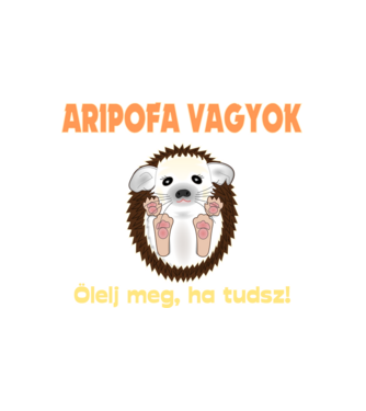 Aripofa minta fehér pólón