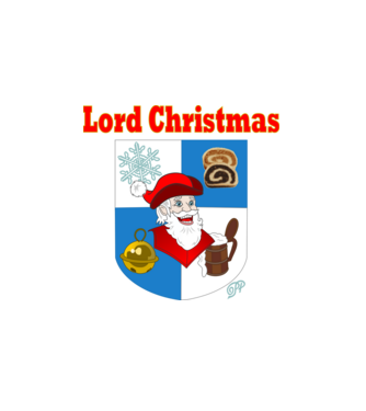 Lord Christmas Címer minta fehér pólón