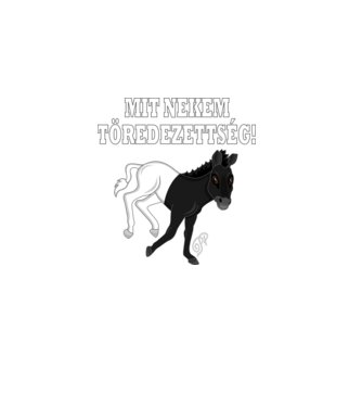 Mit Nekem Töredezettség minta zöld pólón
