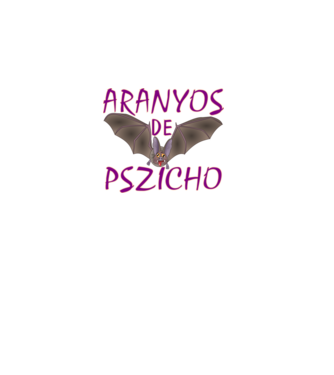 Aranyos de pszicho minta fekete pólón