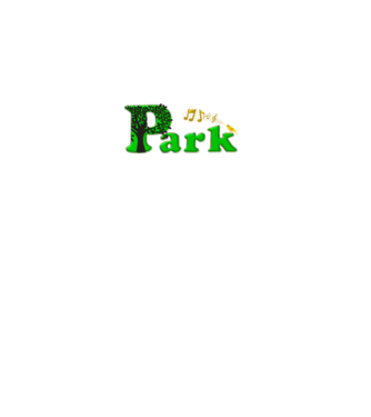 Park logó aranysárga hangjegyekkel minta fekete pólón
