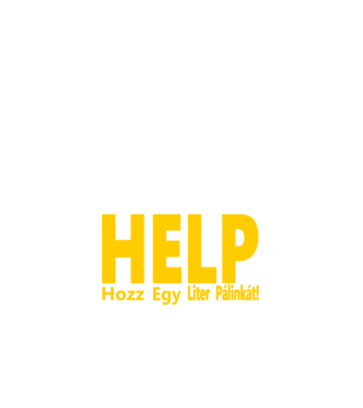 Help Pálinka minta fehér pólón