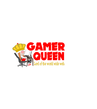 Gamer Queen minta világos rózsaszín pólón