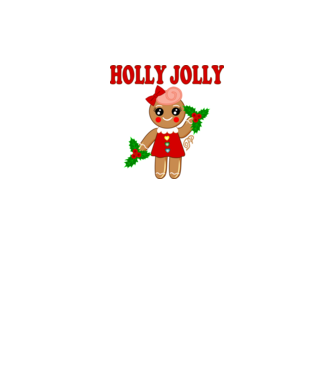 Holly Jolly Ginger minta fehér pólón