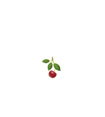 PentaCherry minta fehér pólón