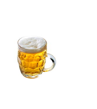 A válaszom sör fehér felirattal minta fekete pólón