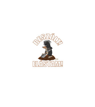 Beszólt Elástam Retró minta neonpink pólón