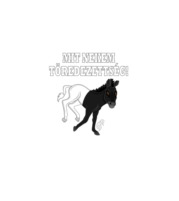 Mit Nekem Töredezettség minta zöld pólón