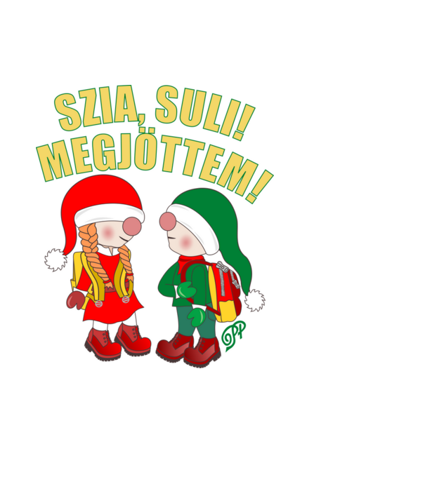 Sulis Manók minta sötétkék pólón