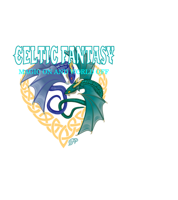 Celtic Dragon Fantasy minta fekete pólón