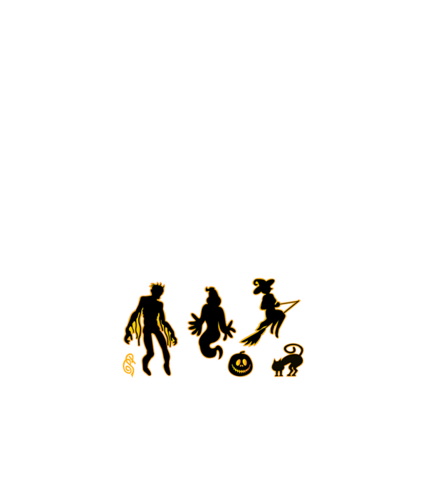 Halloween Vonalkód minta fehér pólón