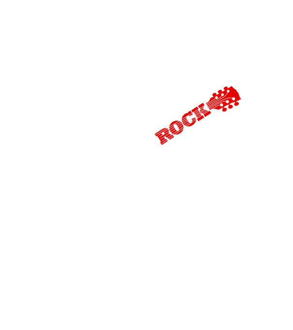 Rock gitárnyak minta neonsárga pólón
