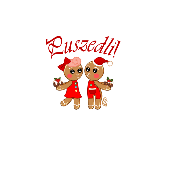 Puszedli minta fehér pólón