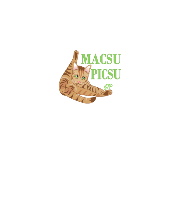 Macsu Picsu minta fehér pólón