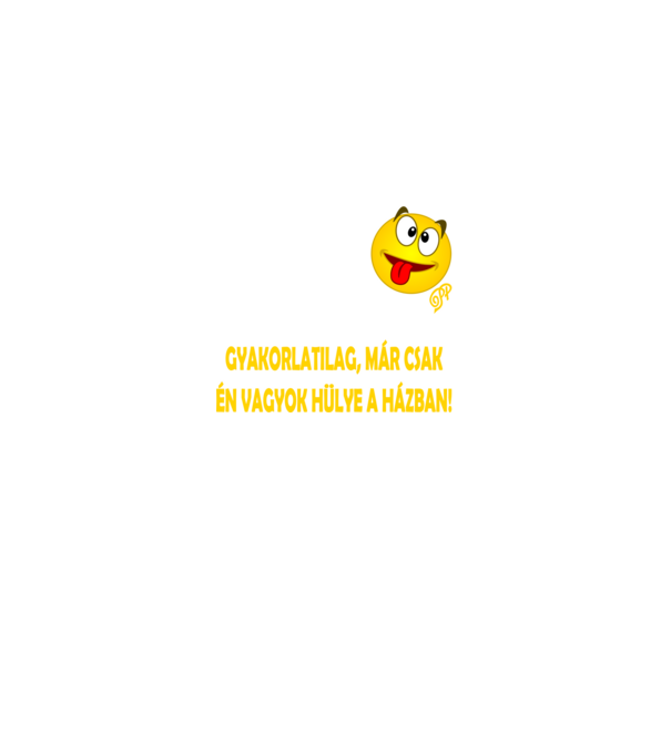 Intelligens és Hülye minta királykék pólón