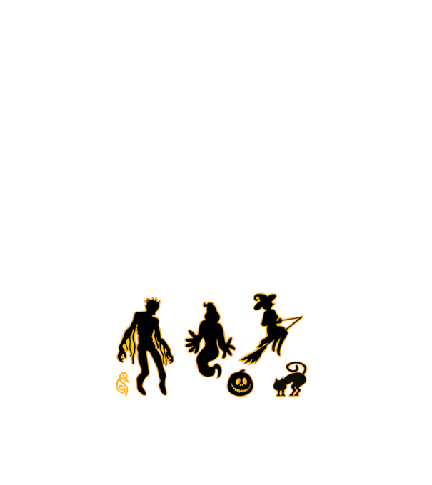 Halloween Vonalkód minta fehér pólón