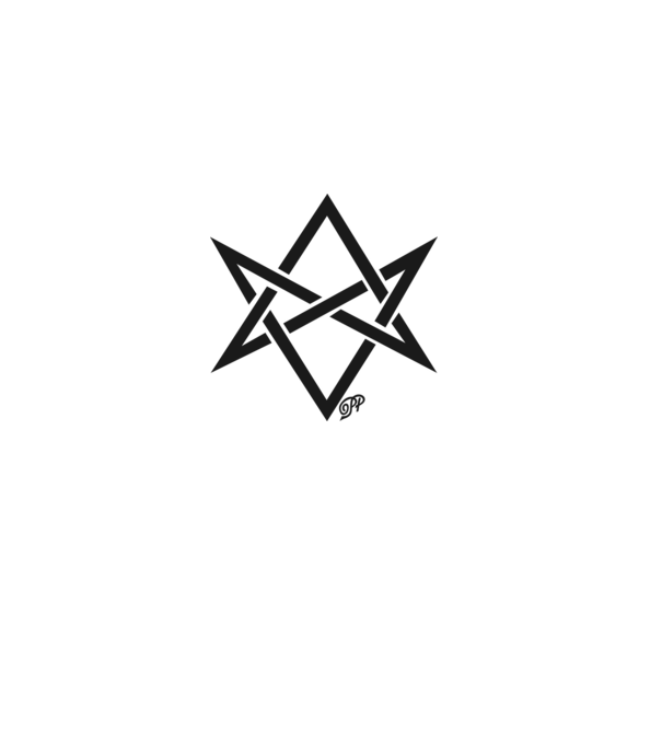 Asmodeus Démonszarv fekete minta piros pólón
