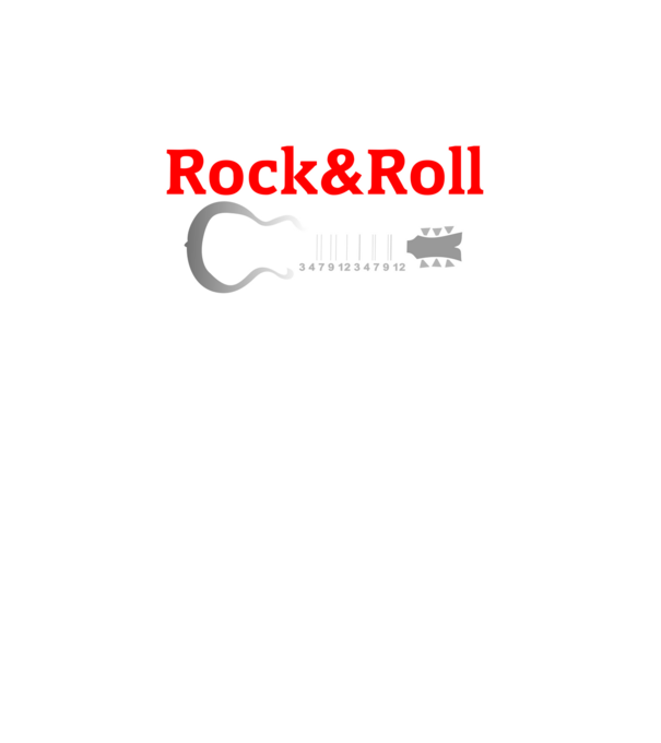 Rock and rollra kódolva minta türkiz pólón