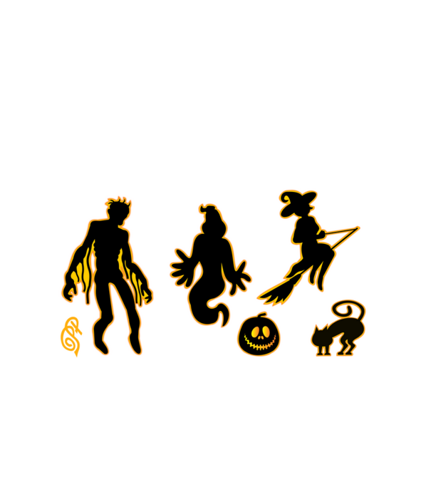 Halloween Vonalkód minta fehér pólón