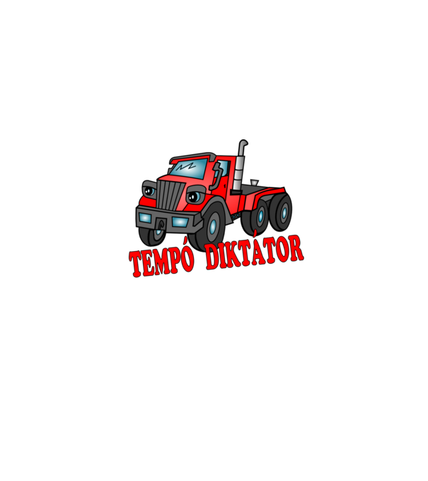 Tempó diktátor minta szürke pólón