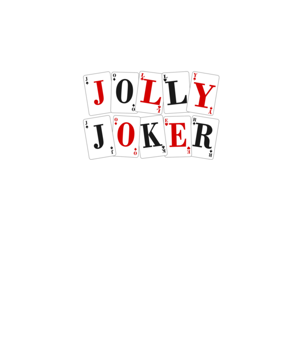 Jolly Joker Kártya minta türkiz pólón