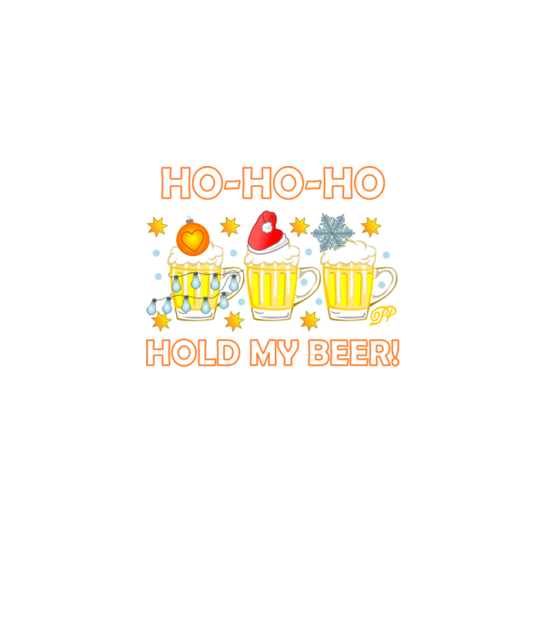 Hold My Beer Mugs minta szürke pólón