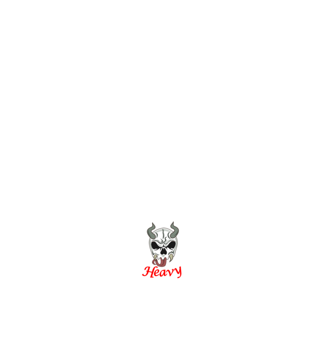Heavy Metal EKG minta sötétkék pólón