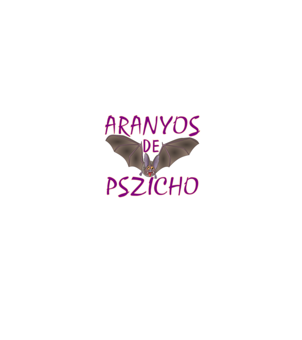 Aranyos de pszicho minta fekete pólón