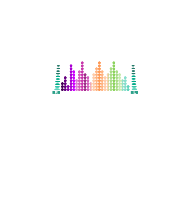 Rock and roll equalizer minta farmerkék pólón