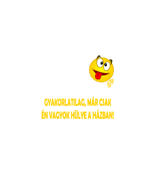 Intelligens és Hülye minta királykék pólón