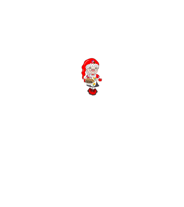 Mama Karácsony Klub minta fekete pólón