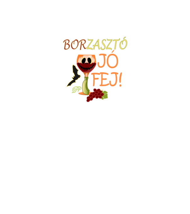 Borzasztó Jó Fej minta fekete pólón