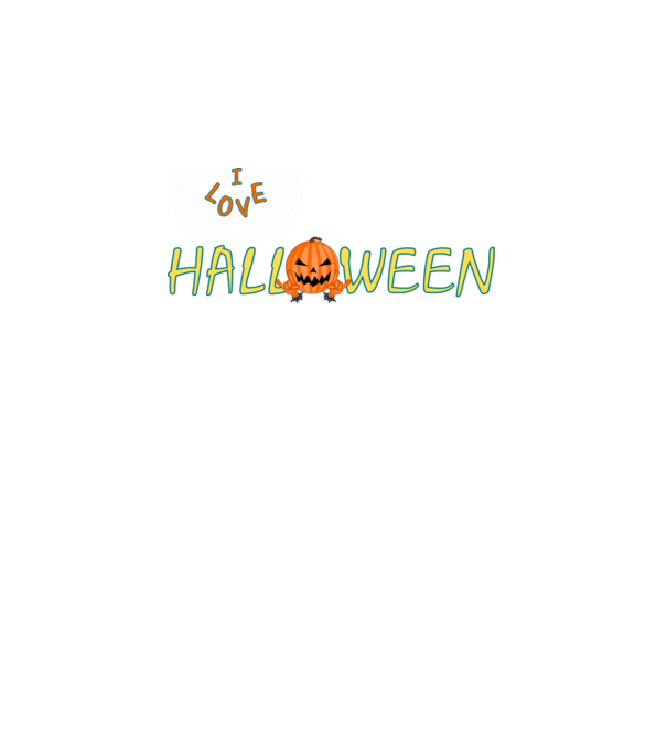 I love Metal Halloween minta fekete pólón