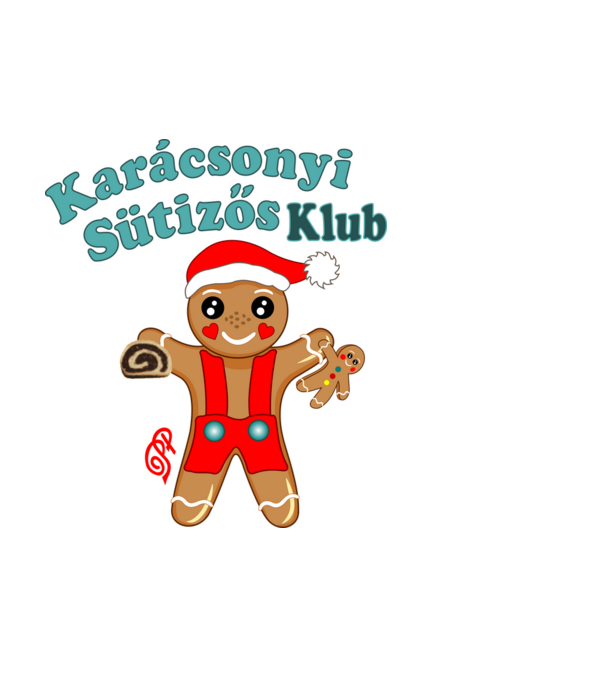 Sütizős Klub minta fehér pólón