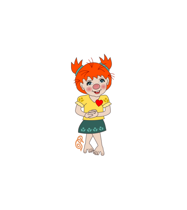 Kobold Lány minta fehér pólón