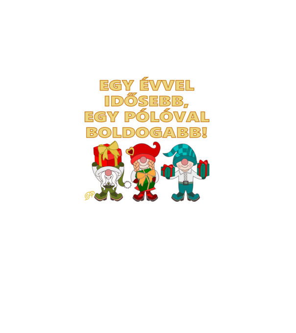 Pólós Manós Szülinap minta világos rózsaszín pólón