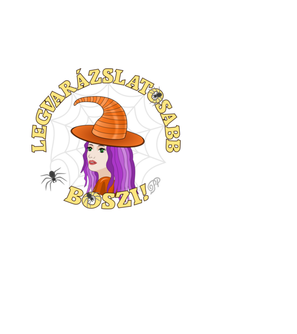 Legvarázslatosabb Boszi minta fehér pólón