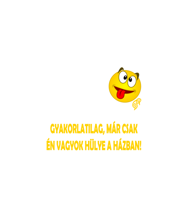 Intelligens és Hülye minta királykék pólón