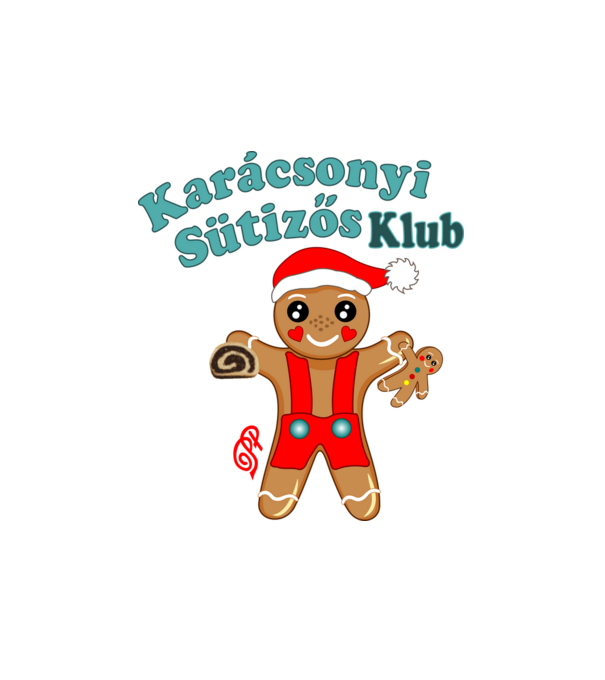 Sütizős Klub minta fehér pólón
