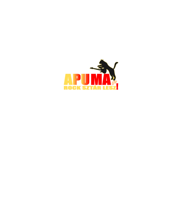 Apu ma Rocksztár lesz minta királykék pólón