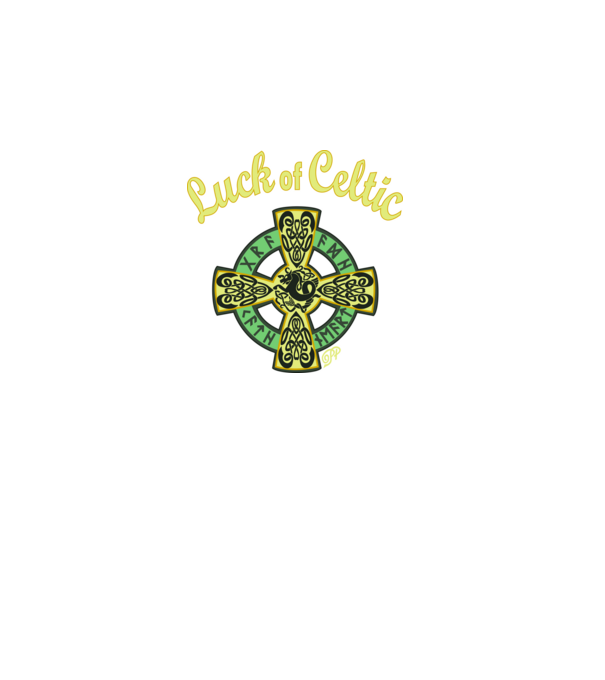 Luck of Celtic Epona minta fekete pólón