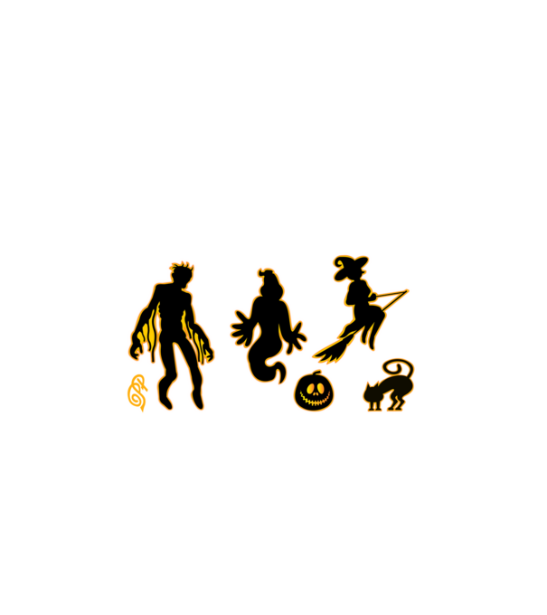 Halloween Vonalkód minta fehér pólón