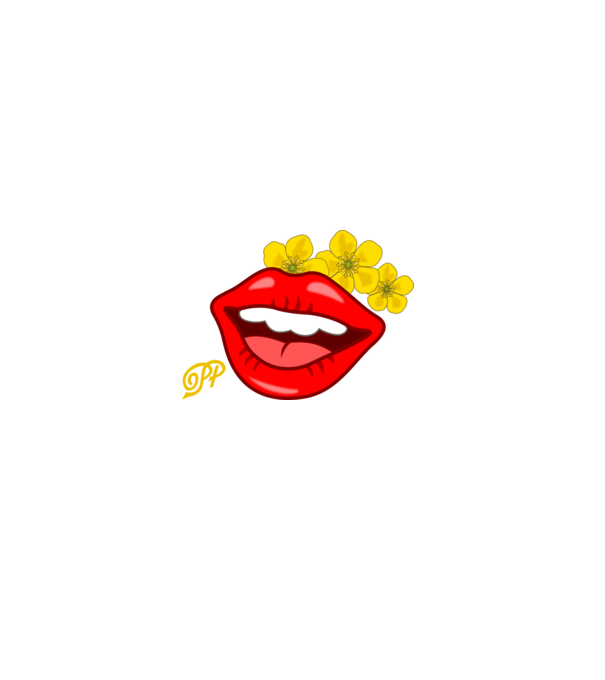 Mosolygós Boglárka minta farmerkék pólón