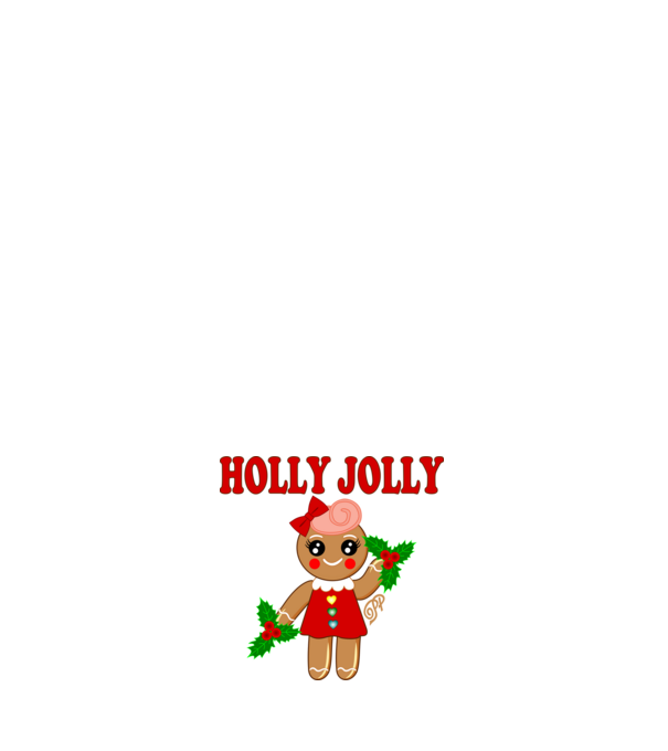 Holly Jolly Ginger minta világos rózsaszín pólón