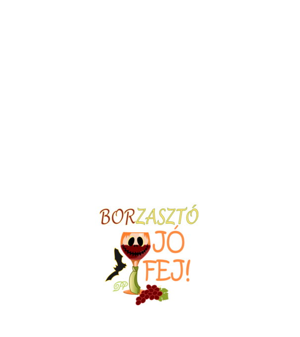 Borzasztó Jó Fej minta sötétkék pólón