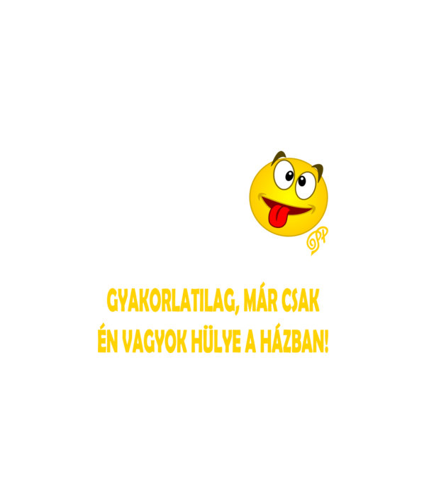Intelligens és Hülye minta fehér pólón