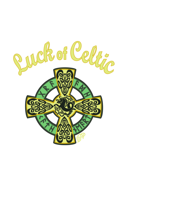 Luck of Celtic Epona minta fehér pólón