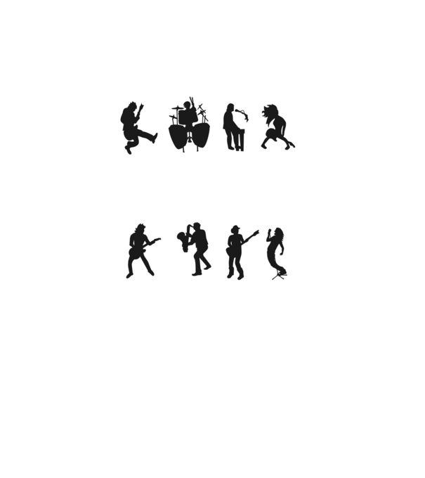 Rock and Roll Árnyak minta türkiz pólón